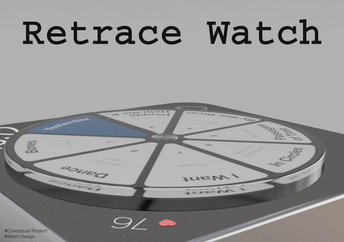Retrace Watch — product design